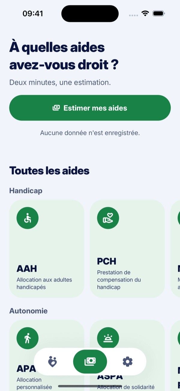 Aides Facileo : découvrez les aides et estimez vos droits en deux minutes.