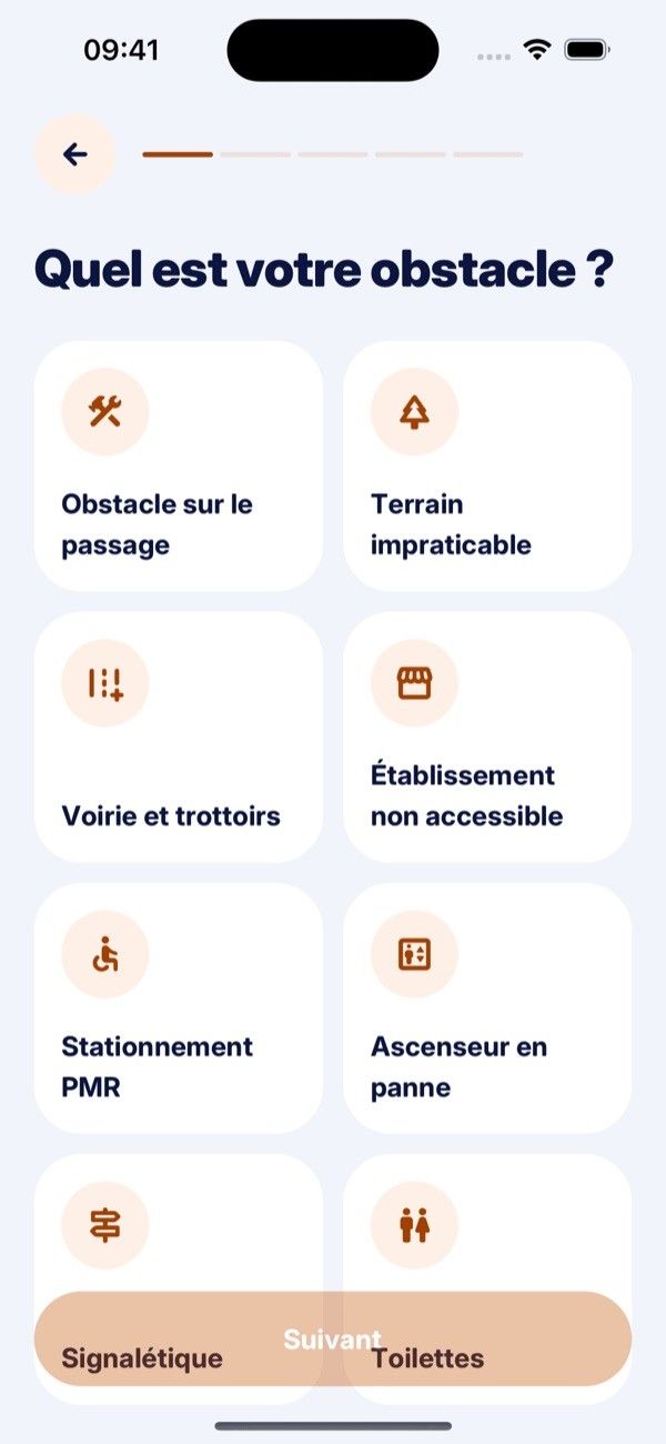 Signalements Facileo : prenez un obstacle en photo pour prévenir votre mairie.